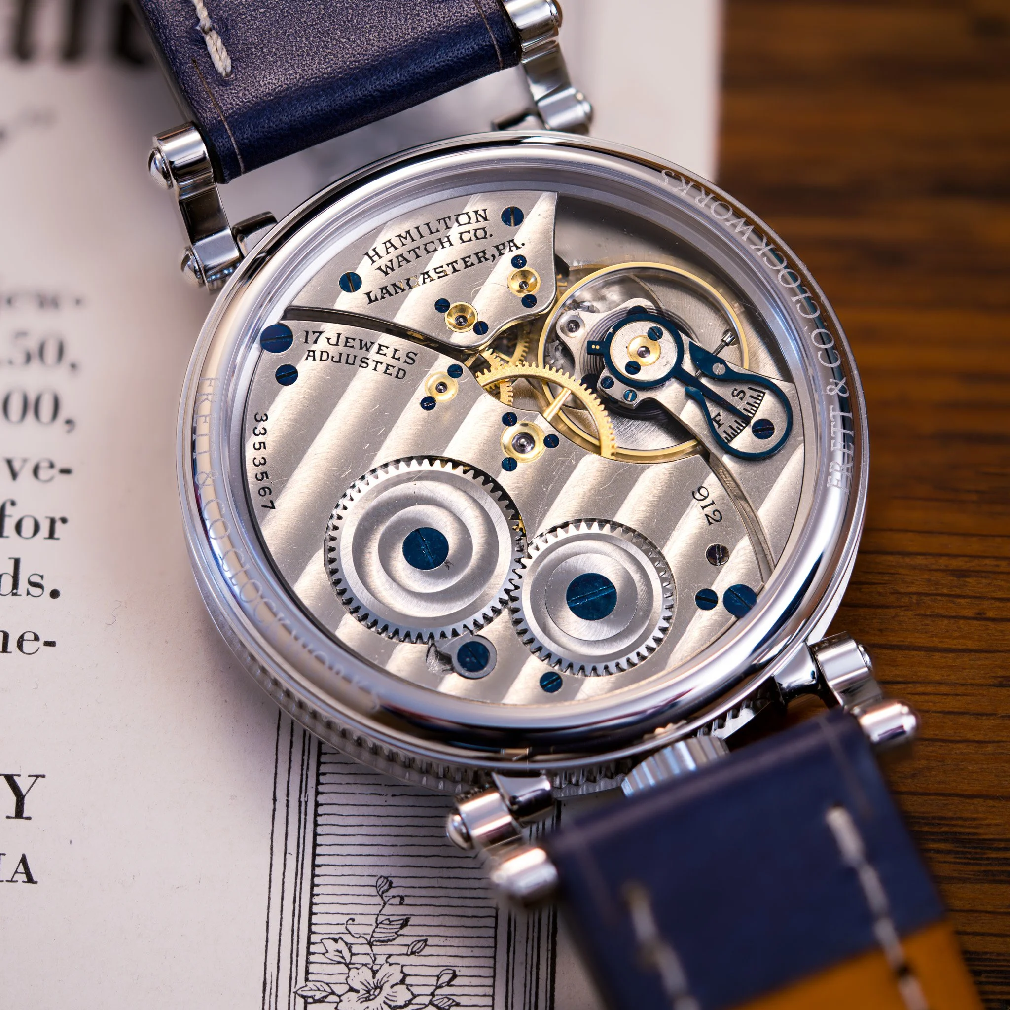 HAMILTON 時計 Hamilton pocket watch conversion — Frett & Co Clockworks